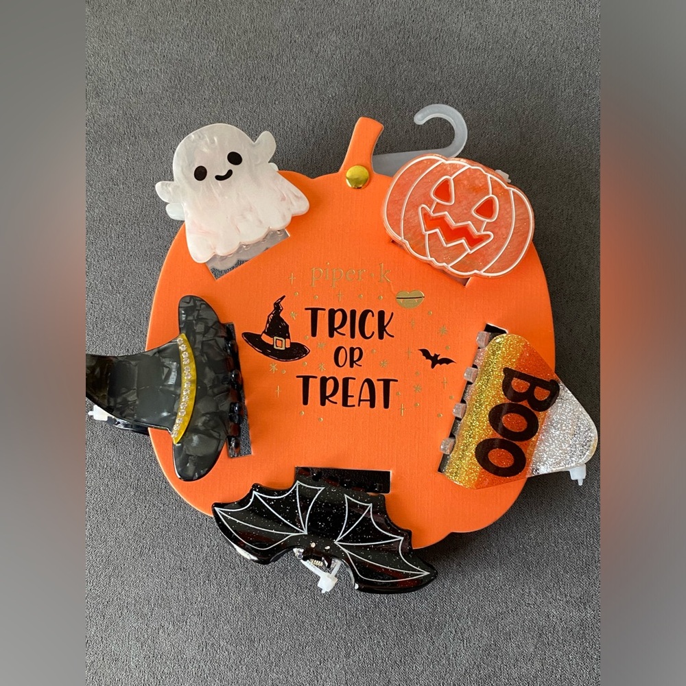 Piper K Halloween Hair Clip Set - NWOT